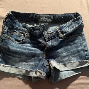 American Eagle Outfitters Dark Blue Jean Shorts